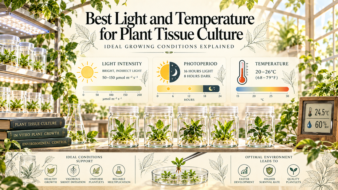 Best Light and Temperature for Plant Tissue Culture