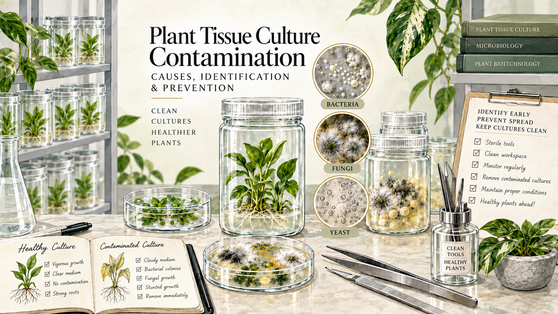 Plant Tissue Culture Contamination: Causes, Identification & Prevention
