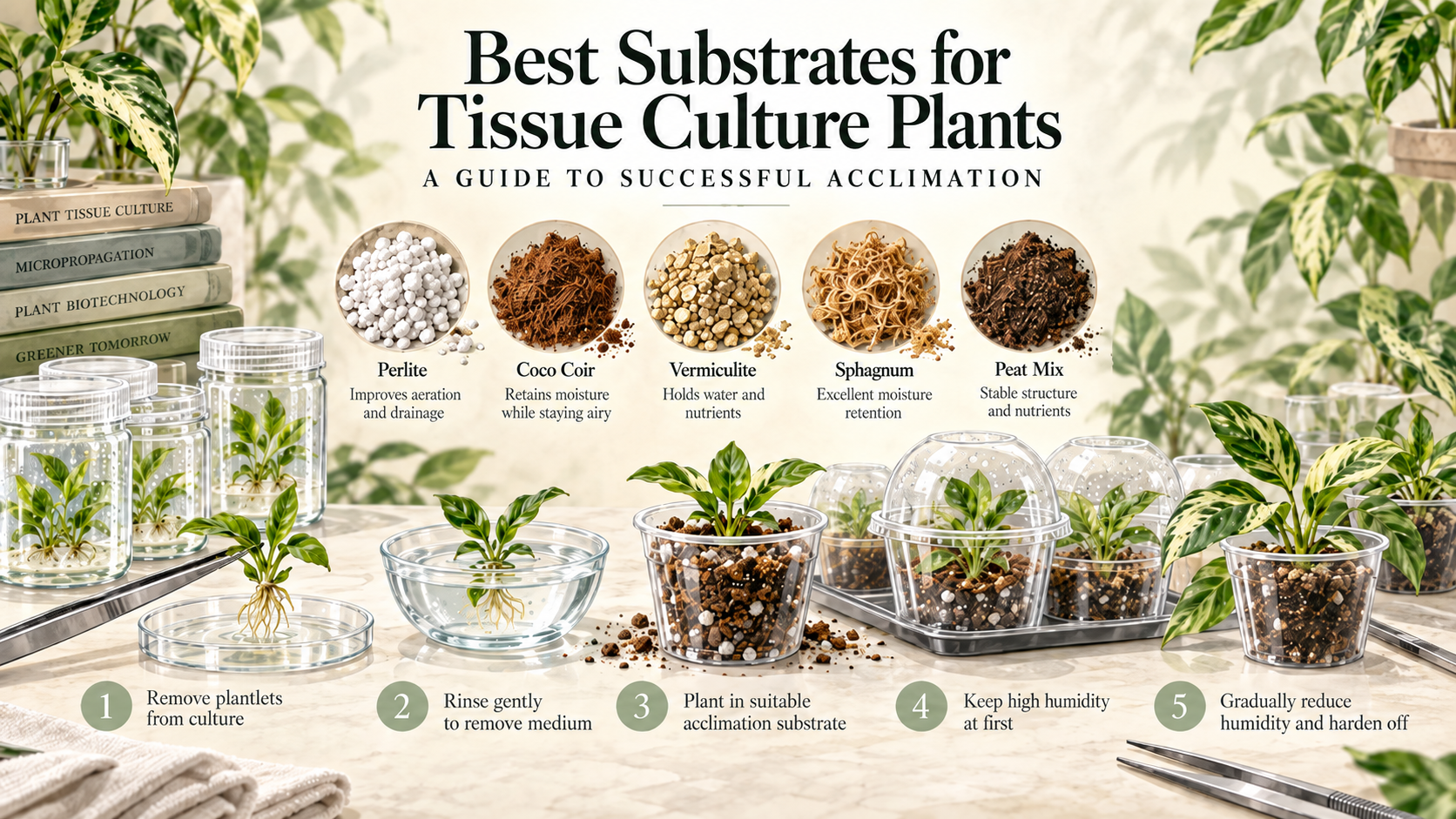 Best Substrates for Tissue Culture Plants | InVitro Garden